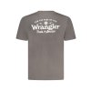Štýlové Pánske Tričko s krátkym rukávom WRANGLER Čierna (Velkost 2XL, Farba Čierna)