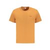 Štýlové Pánske Tričko s krátkym rukávom PEPE JEANS Oranžová (Velkost XL, Farba Oranžová)