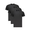 Štýlové Pánske Tričko s krátkym rukávom CALVIN KLEIN Čierna (Velkost XL, Farba Čierna)