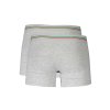 Pohodlné Pánske Boxerky AERONAUTICA MILITARE Šedá (Velkost 2XL, Farba Šedá)