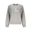Športová Dámska Mikina bez zipsu   CALVIN KLEIN  Šedá (Velkost XL, Farba Šedá)