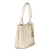 Štýlová Dámska Kabelka GUESS JEANS  30.0X28.0X12.0cm  Biela (Velkost UNI, Farba Biela)