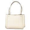 Štýlová Dámska Kabelka GUESS JEANS  30.0X28.0X12.0cm  Biela (Velkost UNI, Farba Biela)