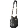 Štýlová Dámska Kabelka GUESS JEANS  21.0X16.0X6.0cm  Čierna (Velkost UNI, Farba Čierna)