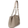 Štýlová Dámska Kabelka GUESS JEANS  34.0X20.0X10.0cm  Hnedá (Velkost UNI, Farba Hnedá)