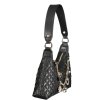 Štýlová Dámska Kabelka GUESS JEANS  28.0X12.0X6.0cm  Čierna (Velkost UNI, Farba Čierna)