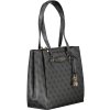 Štýlová Dámska Kabelka GUESS JEANS  30.0X27.0X12.0cm  Čierna (Velkost UNI, Farba Čierna)
