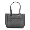 Štýlová Dámska Kabelka GUESS JEANS  30.0X27.0X12.0cm  Čierna (Velkost UNI, Farba Čierna)
