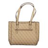 Štýlová Dámska Kabelka GUESS JEANS  30.0X27.0X12.0cm  Bežová (Velkost UNI, Farba Bežová)