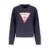 Športová Dámska Mikina bez zipsu   GUESS JEANS  Modrá (Velkost XL, Farba Modrá)