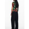 Elegantný Dámsky Pulóver DESIGUAL Zelená (Velkost L, Farba Zelená)