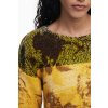 Elegantný Dámsky Sveter DESIGUAL Žltá (Velkost S, Farba Žltá)