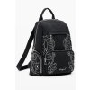 Praktický Dámsky Batoh DESIGUAL 27.0X31.0X12.0cm Čierna (Velkost UNI, Farba Čierna)
