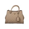 Štýlová Dámska Kabelka GUESS JEANS  33.0X25.0X13.0cm  Hnedá (Velkost UNI, Farba Hnedá)