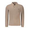Športová Pánska Polokošeľa TIMBERLAND Hnedá (Velkost 2XL, Farba Hnedá)