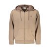 Športová Pánska Mikina so zipsom TIMBERLAND Hnedá (Velkost 2XL, Farba Hnedá)