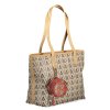 Štýlová Dámska Kabelka VALENTINO BAGS  34X28X15cm  Bežová (Velkost UNI, Farba Bežová)