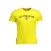 Štýlové Pánske Tričko s krátkym rukávom U.S. POLO Žltá (Velkost 2XL, Farba Žltá)