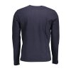 Štýlové Pánske Tričko s dlhým rukávom U.S. POLO Modrá (Velkost 2XL, Farba Modrá)
