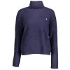 Elegantný Dámsky Sveter U.S. POLO Modrá (Velkost 2XL, Farba Modrá)