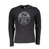 Štýlové Pánske Tričko s dlhým rukávom NORTH SAILS Čierna (Velkost 2XL, Farba Čierna)