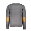 Elegantný Pánsky Pulóver GIAN MARCO VENTURI Šedá (Velkost 2XL, Farba Šedá)