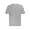 Štýlové Pánske Tričko s krátkym rukávom FILA Šedá (Velkost 2XL, Farba Šedá)