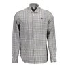 Elegantná Pánska Košeľa U.S. POLO Šedá (Velkost 2XL, Farba Šedá)