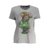 Štýlové Dámske Tričko s krátkym rukávom DESIGUAL Šedá (Velkost 2XL, Farba Šedá)
