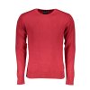 Elegantný Pánsky Pulóver GIAN MARCO VENTURI Červená (Velkost 2XL, Farba Červená)