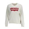 Športová Dámska Mikina bez zipsu   LEVI'S  Biela (Velkost L, Farba Biela)