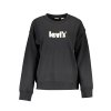 Športová Dámska Mikina bez zipsu   LEVI'S  Čierna (Velkost XL, Farba Čierna)