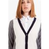 Elegantný Dámsky Kardigan GANT Šedá (Velkost XS, Farba Šedá)