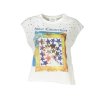 Desigual T Shirt Senza Maniche Donna Bianco Biela (Velkost L, Farba Biela)