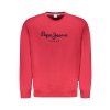 Športová Pánska Mikina bez zipsu PEPE JEANS Červená (Velkost L, Farba Červená)
