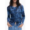 Sofiana Harmonia Cardigan Modrá (Velkost XL, Farba Modrá)