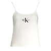 Štýlové Dámske Tričko bez rukávov CALVIN KLEIN Biela (Velkost XL, Farba Biela)