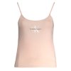 Štýlové Dámske Tričko bez rukávov CALVIN KLEIN Ružová (Velkost L, Farba Ružová)