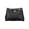 Štýlová Dámska Kabelka GUESS JEANS  33.0X22.0X11.0cm  Čierna (Velkost UNI, Farba Čierna)