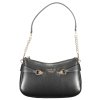 Štýlová Dámska Kabelka GUESS JEANS  26.0X16.0X4.0cm  Čierna (Velkost UNI, Farba Čierna)