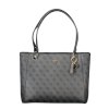 Štýlová Dámska Kabelka GUESS JEANS  34.0X26.0X9.0cm  Čierna (Velkost UNI, Farba Čierna)
