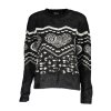 Elegantný Dámsky Sveter DESIGUAL Čierna (Velkost 2XL, Farba Čierna)