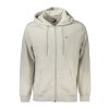 Športová Pánska Mikina so zipsom TOMMY HILFIGER Šedá (Velkost XL, Farba Šedá)