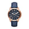 9507 fossil grand panske hodinky kulate fs4835