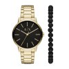 13879 armani exchange cayde darkova sada hodinek a naramku ax7119