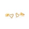 DW00401608 Mirelle Heart Earring Gold 02 4000x5000