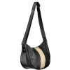 Štýlová Dámska Kabelka LAURA BIAGIOTTI  30.0X20.0X12.0cm  Čierna (Velkost UNI, Farba Čierna)