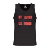 Štýlové Pánske Tričko bez rukávov NORWAY 1963 Čierna (Velkost XL, Farba Čierna)