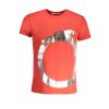 Štýlové Pánske Tričko s krátkym rukávom TRUSSARDI Červená (Velkost 2XL, Farba Červená)