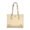 Štýlová Dámska Kabelka GUESS JEANS  34X28X8cm  Bežová (Velkost UNI, Farba Bežová)